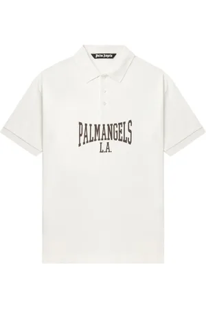 Palm Angels Playeras tipo polo con logo estampado