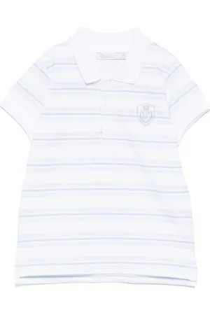 PATACHOU Playera tipo polo con rayas estampadas
