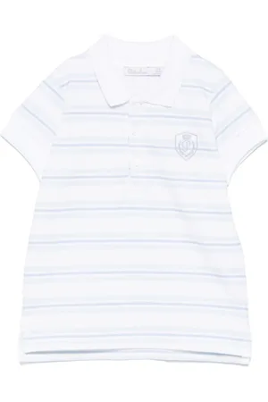 PATACHOU Playera tipo polo con rayas estampadas