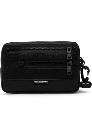 Armani Exchange Bolsa crossbody con letras del logo