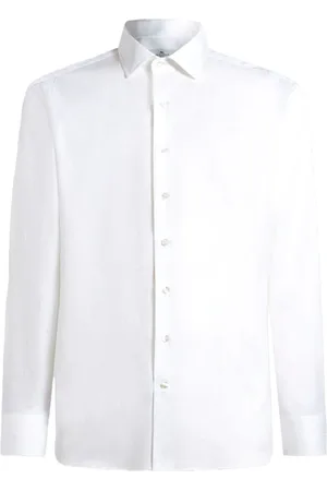 Etro Camisa con motivo de cachemira en jacquard