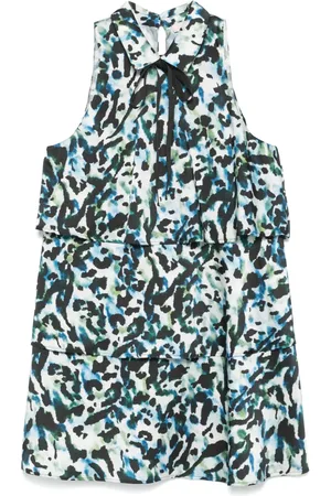 Liu Jo Vestido con animal print y volantes