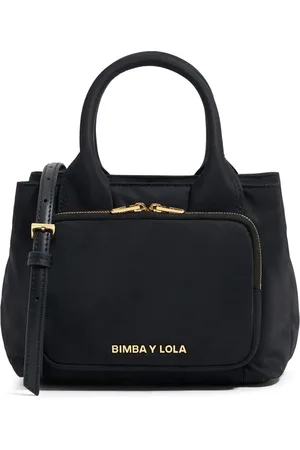 Bimba y Lola Tote pequeña con bolsillo y cierre