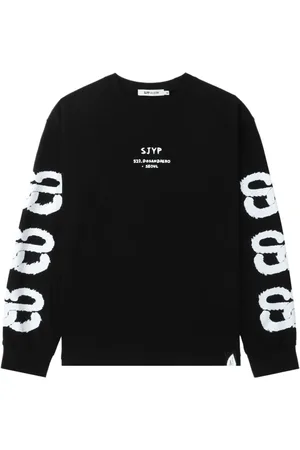 SJYP Sudadera con estampado gráfico