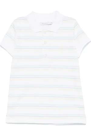 PATACHOU Playera tipo polo con rayas estampadas