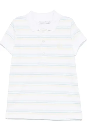 PATACHOU Playera tipo polo con rayas estampadas