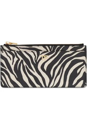 Tom Ford Cartera con estampado de cebra