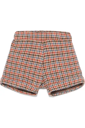 SIOLA Shorts con motivo pied de poule