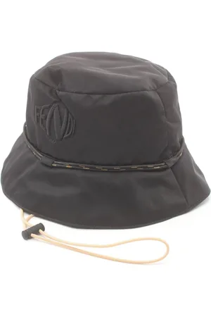 Fendi Gorro de pescador con logo bordado 2000