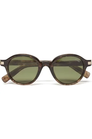 Ermenegildo Zegna Lentes de sol con armazón ovalada