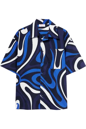 Puccini Camisa con estampado Marmo