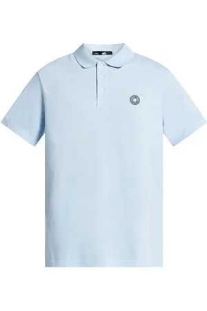 Karl Lagerfeld Playera tipo polo con logo circular