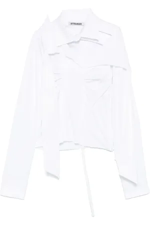 OTTOLINGER Blusa lavallière deconstruida