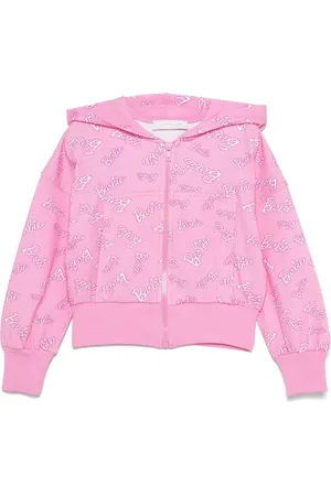 MONNALISA Hoodie con logo estampado de x Barbie