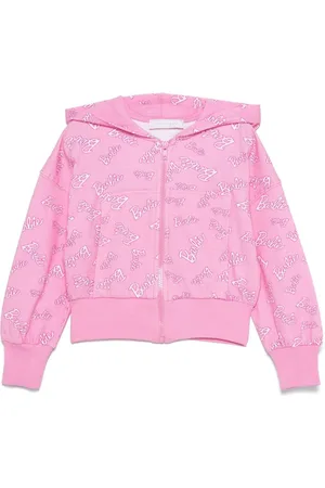 MONNALISA Hoodie con logo estampado de x Barbie
