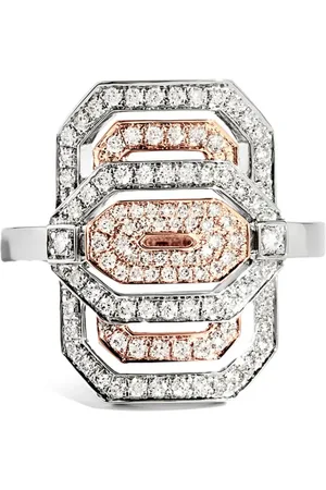 Statement Anillo My Way en oro rosa de 18kt con diamante