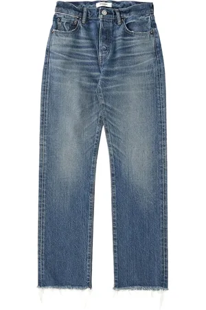 Moussy Jeans capri con diseño recto