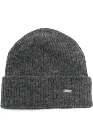 HERNO Gorro con placa del logo