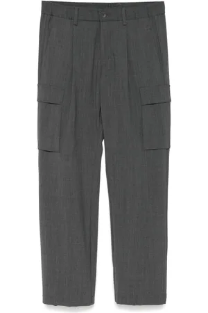 HERNO Pantalones tapered con detalles de pinzas