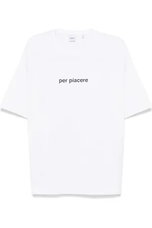 Aspesi Playera con eslogan estampado