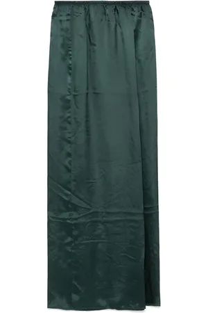Maison Margiela Satin maxi skirt