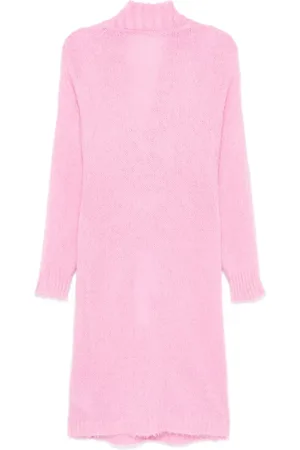 Maison Margiela Vestido midi con diseño tejido