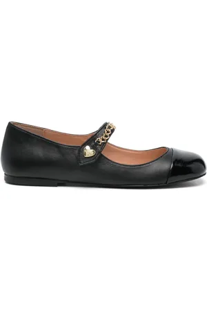 Moschino Flats con detalle de cadena