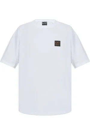 EA7 Playera con parche del logo