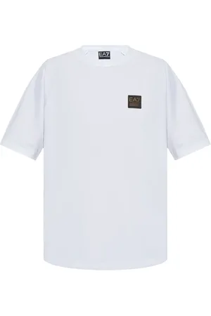 EA7 Playera con parche del logo