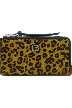 Bimba y Lola Tarjetero con estampado de leopardo