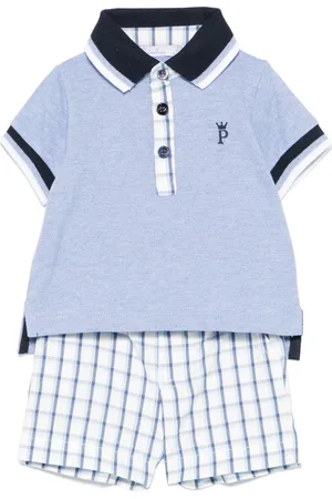 PATACHOU Set de shorts con motivo de cuadros