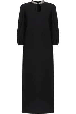DICE KAYEK Vestido midi con detalle de aberturas