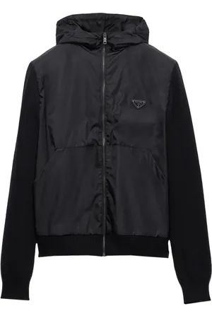 Prada Hoodie estilo gabardina