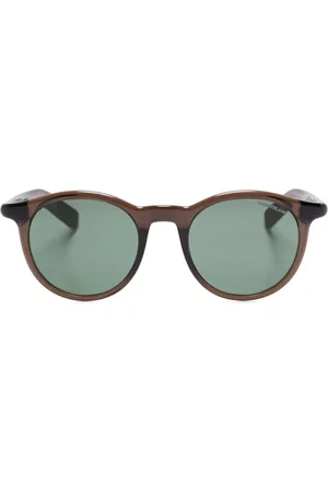 Montblanc Lentes de sol con armazón redonda