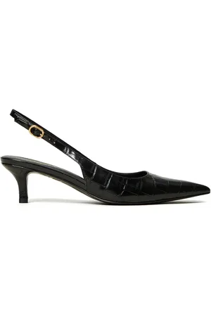 Twin-Set Zapatillas con efecto de piel de cocodrilo y tacón de 50mm