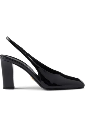 Prada Zapatillas con tira trasera y tacón de 85mm