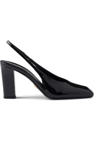 Prada Zapatillas con tira trasera y tacón de 85mm
