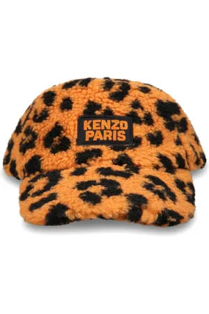 Kenzo Gorra con estampado de leopardo