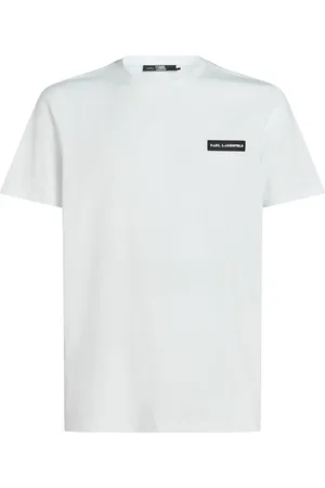 Karl Lagerfeld Playera con aplique del logo