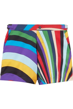 Puccini Shorts de playa con estampado Iride