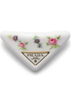 Prada Clip para el cabello con estampado floral