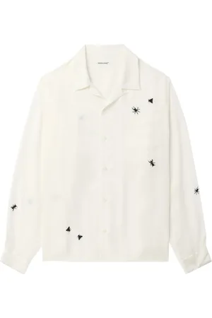 UNDERCOVER Camisa con araña bordada