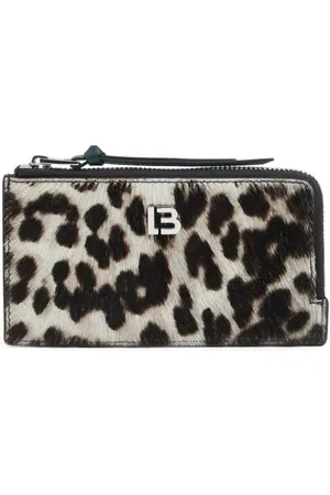 Bimba y Lola Tarjetero con estampado de leopardo