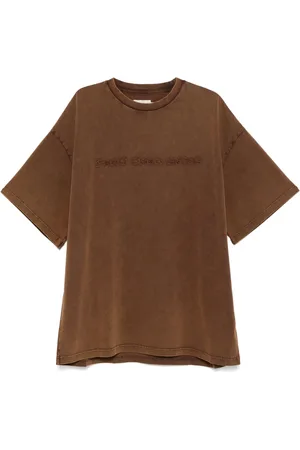 Feng Chen Wang Playera con aplique del logo
