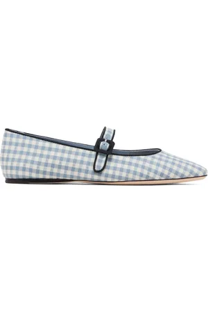 Loeffler Randall Flats con estampado a cuadros gingham