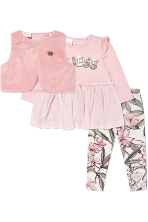 Guess Set de pantalones con estampado floral