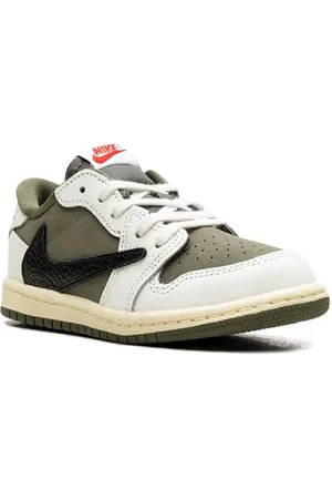 Jordan Tenis Air Jordan 1 Retro Low OG Medium Olive de x Travis Scott
