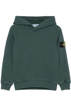 Stone Island Hoodie con distintivo Compass