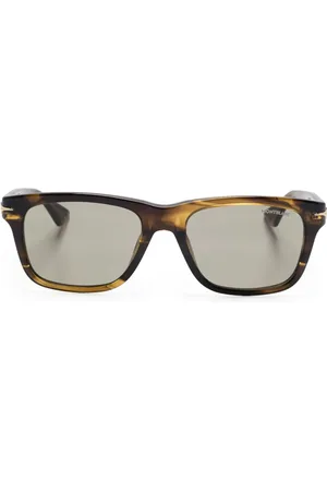Montblanc Lentes de sol con armazón rectangular