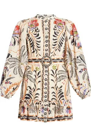 Farm Rio Vestido corto con estampado botánico